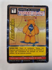 Sammelkarten: CARTA BANDAI DIGIMON 1999 TRADING CARD ESPAÑA ESPAÑOL - Nº IN-51 POWER BLAST